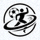 MK体育官网Logo，蓝白简约风格体育品牌标识