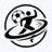 MK体育官网品牌Logo，蓝白配色的流线型体育标识